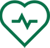 Heart with pulse icon